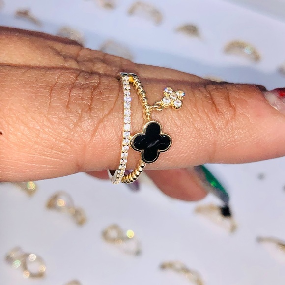 14k solid gold Not plated custom Dangling Turkish designer ring FREE APPRAISAL - Picture 3 of 4